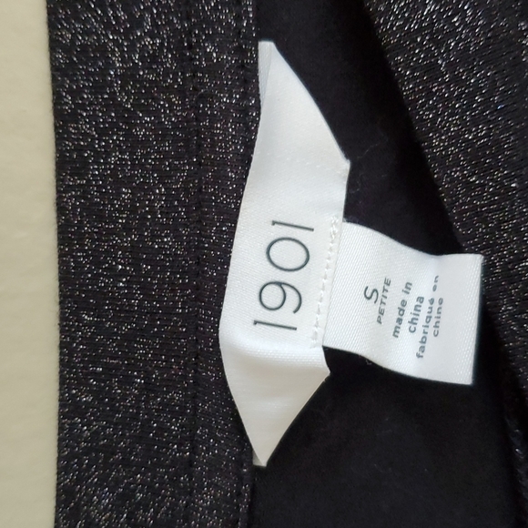 1901 black metallic long sleeve tee - Picture 4 of 6